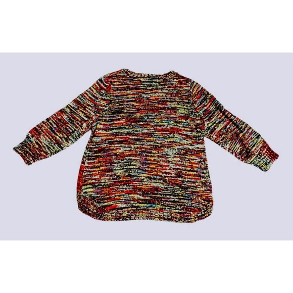 NWT Studio Works Multicolored Striped Knit Sweater Women's Size L - Picture 5 of 5